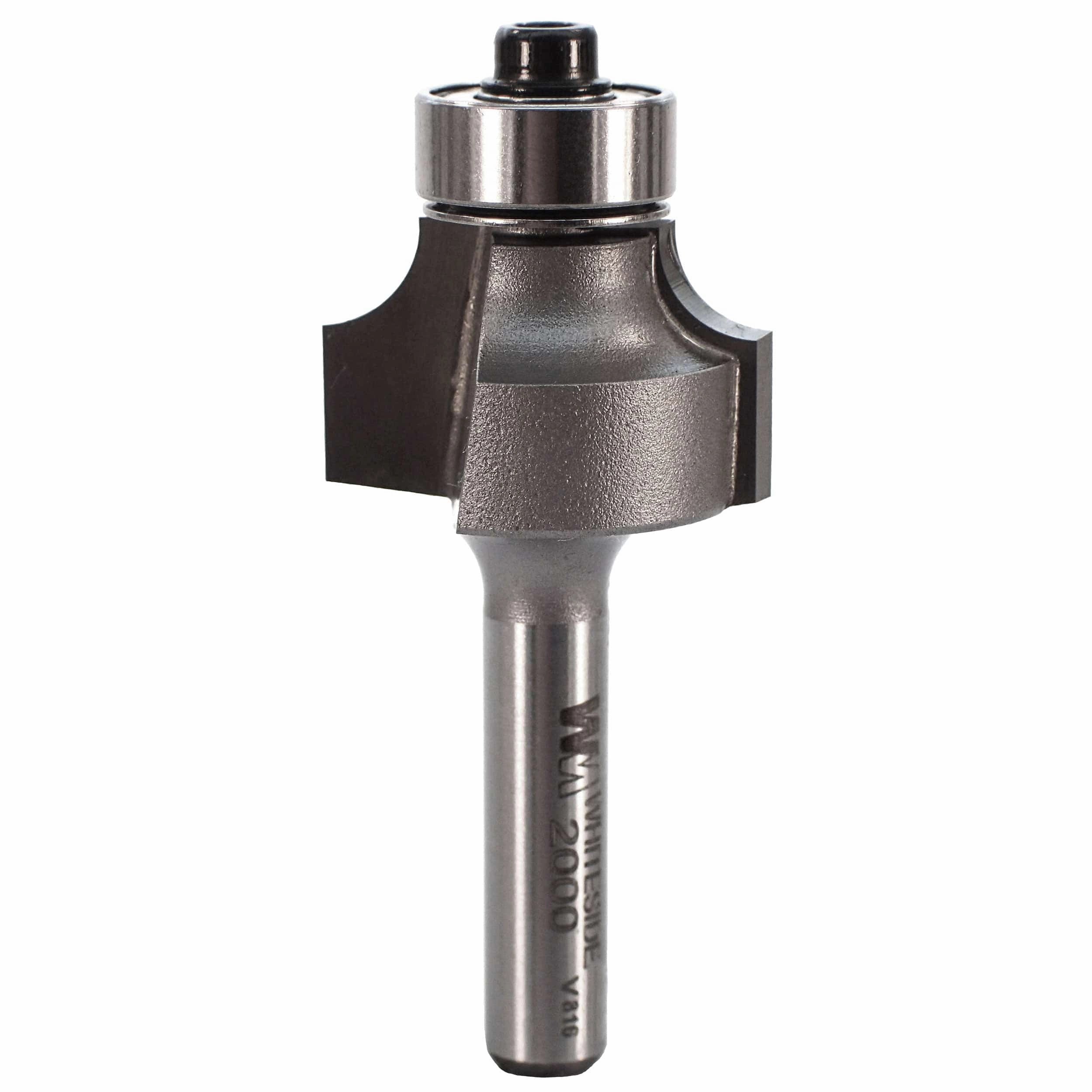 2000 Roundover Router Bit 1/4" SH 3/16" R X 7/8" D X 1/2" CL