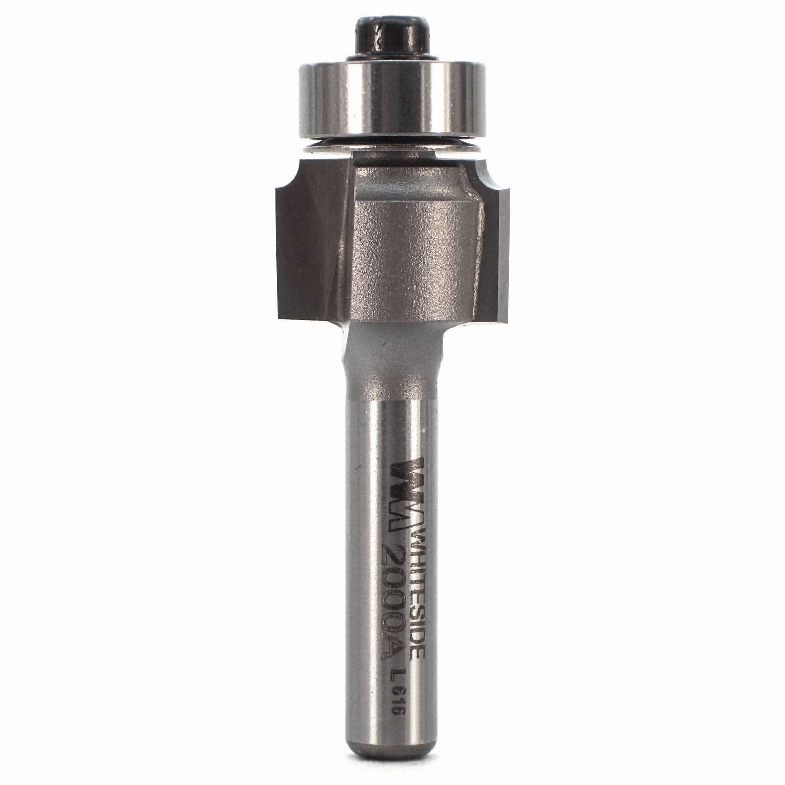 2000A Roundover Router Bit 1/4" SH 1/16" R X 5/8" D X 1/2" CL