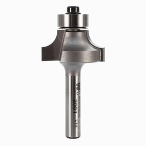 2001 Roundover Router Bit 1/4" SH 1/4" R X 1" D X 1/2" CL