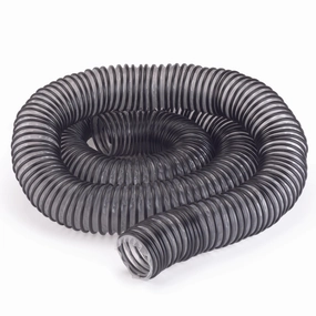 2.5" x 10' Light-Duty Dust Collection Hose - Semi-Clear