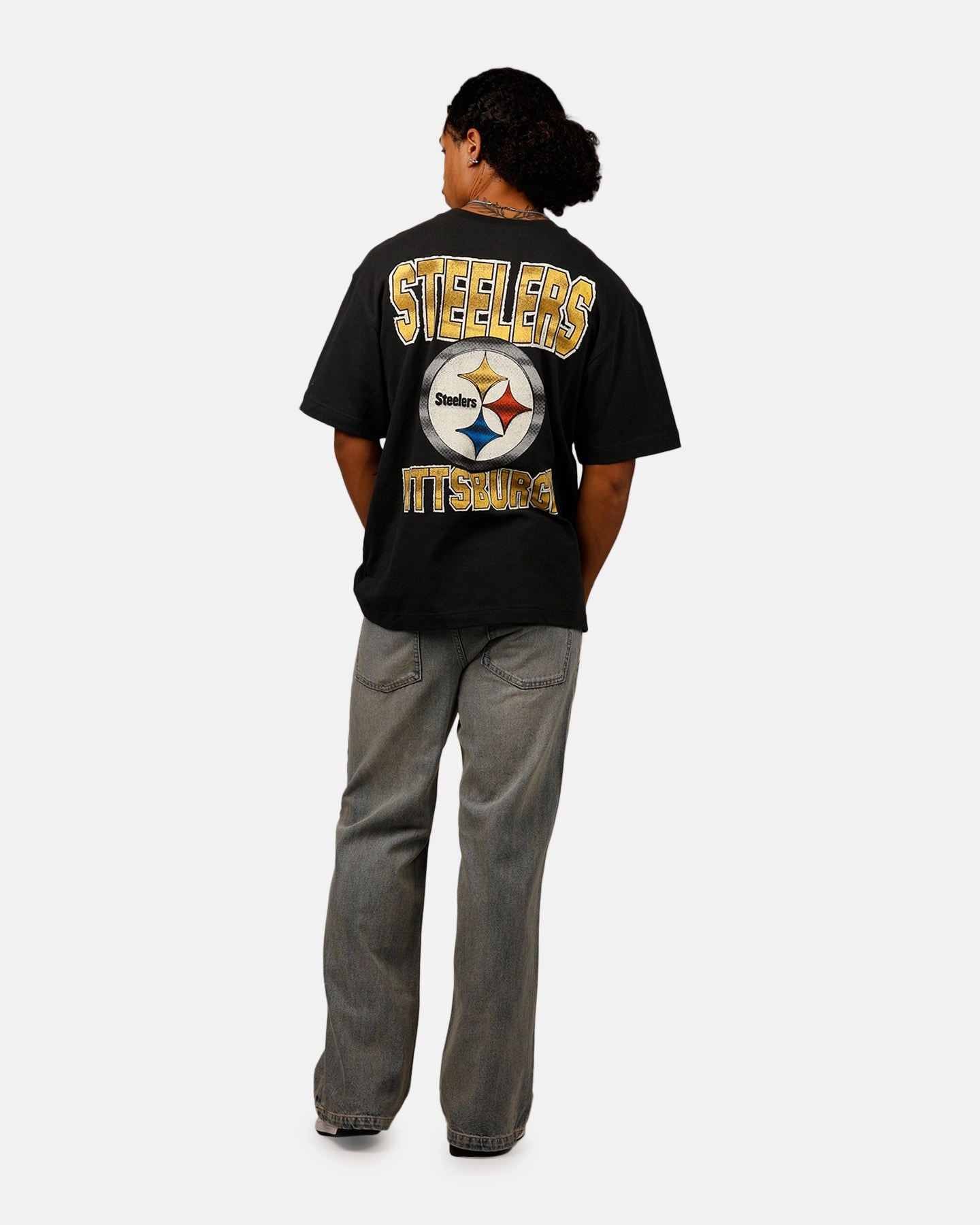 47 Brand Pittsburgh Steelers 'NFL Trophy Case' Premium T-Shirt Black