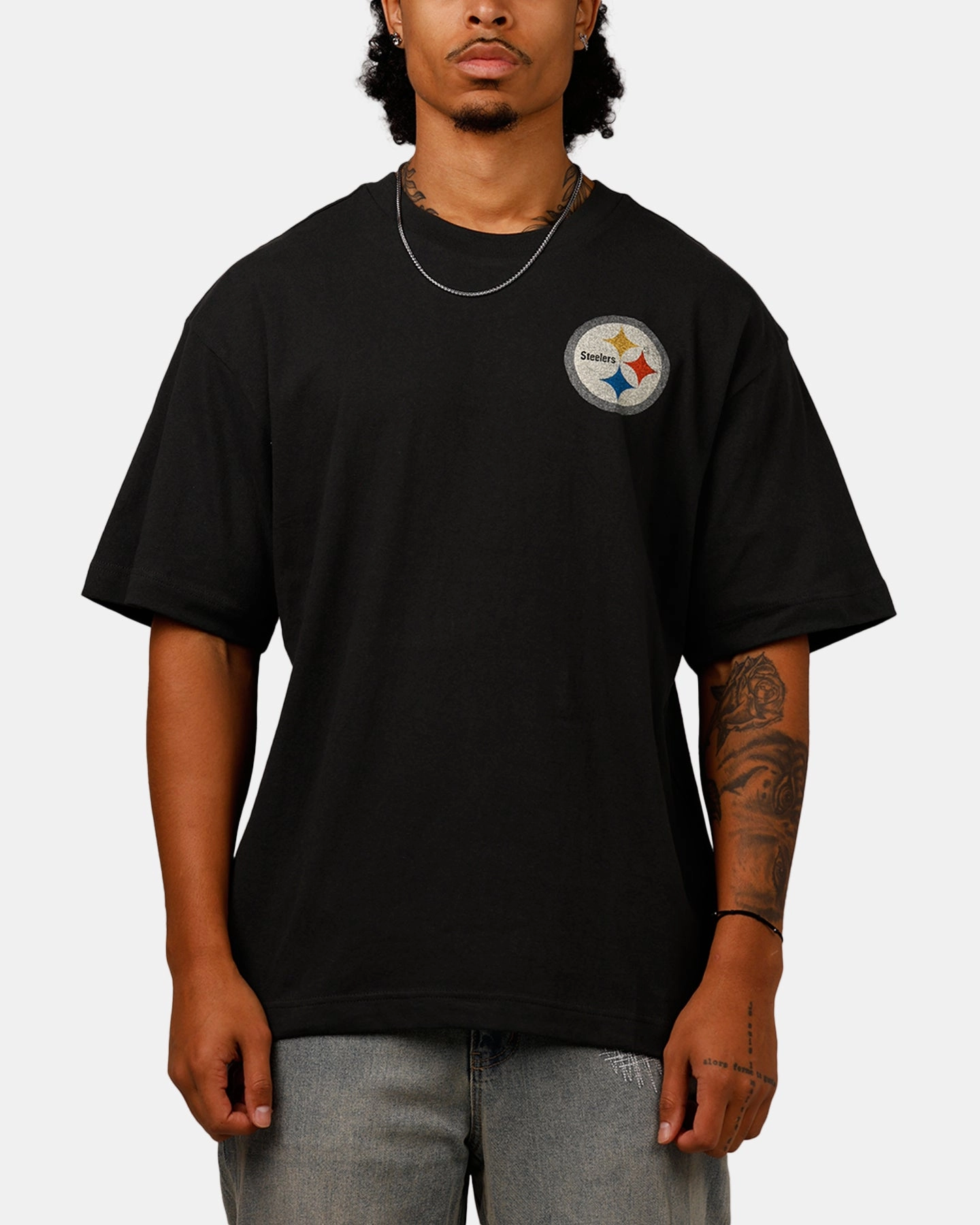 47 Brand Pittsburgh Steelers 'NFL Trophy Case' Premium T-Shirt Black