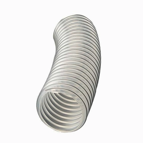 4" x 10' Flexthane Dust Collection Hose - Clear