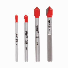 4pc. Glass And Tile Bit Set