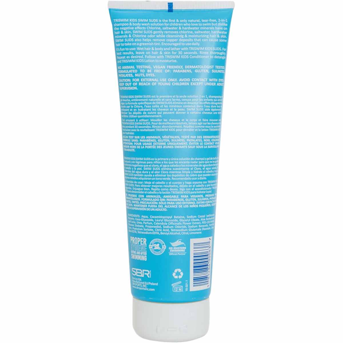 8.5oz Kids Natural Tear Free Swim Suds