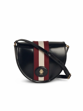 'Beckett' Black Leather Crossbody Bag