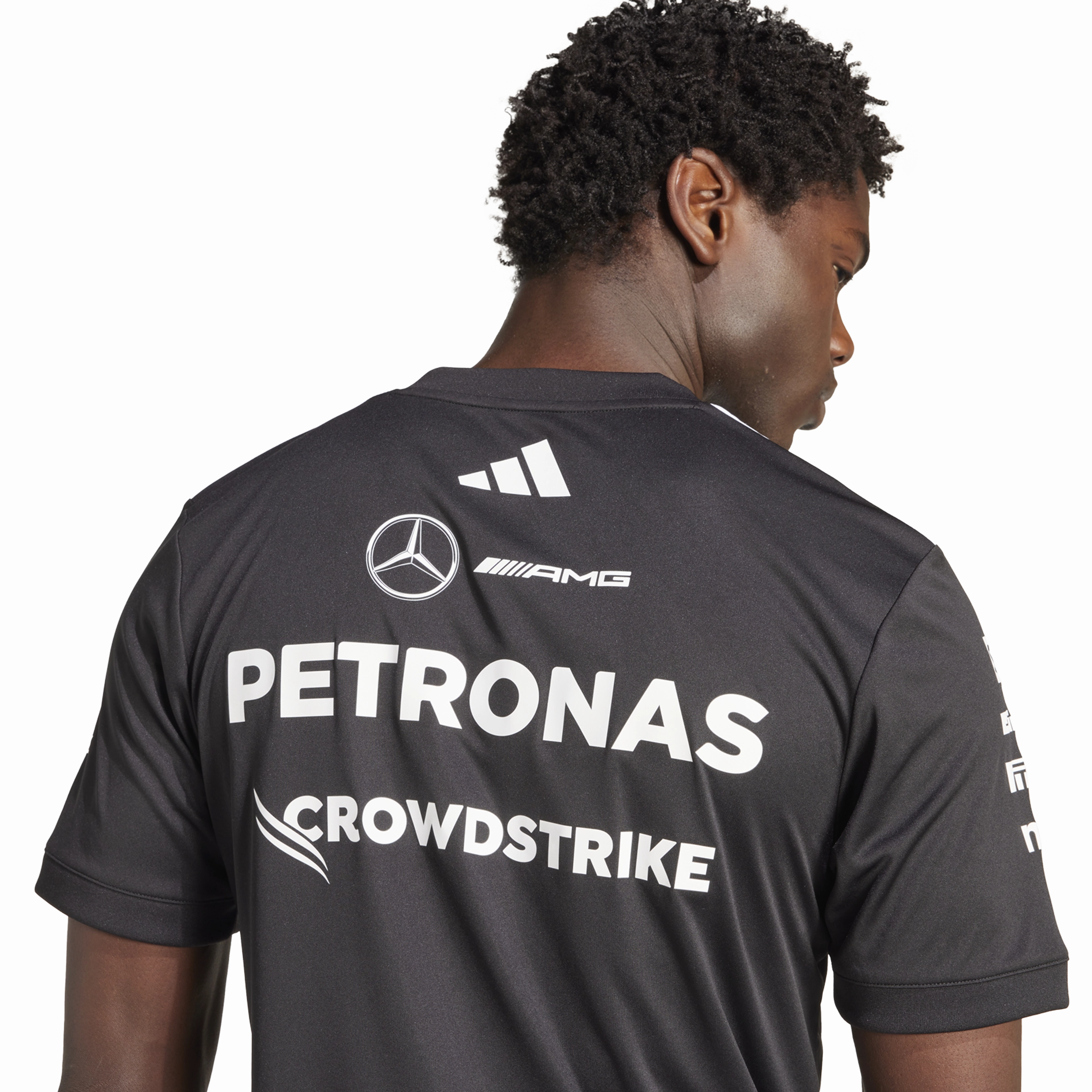   Mercedes AMG Petronas F1 Team Driver Jersey 'Black Reflective Silver'