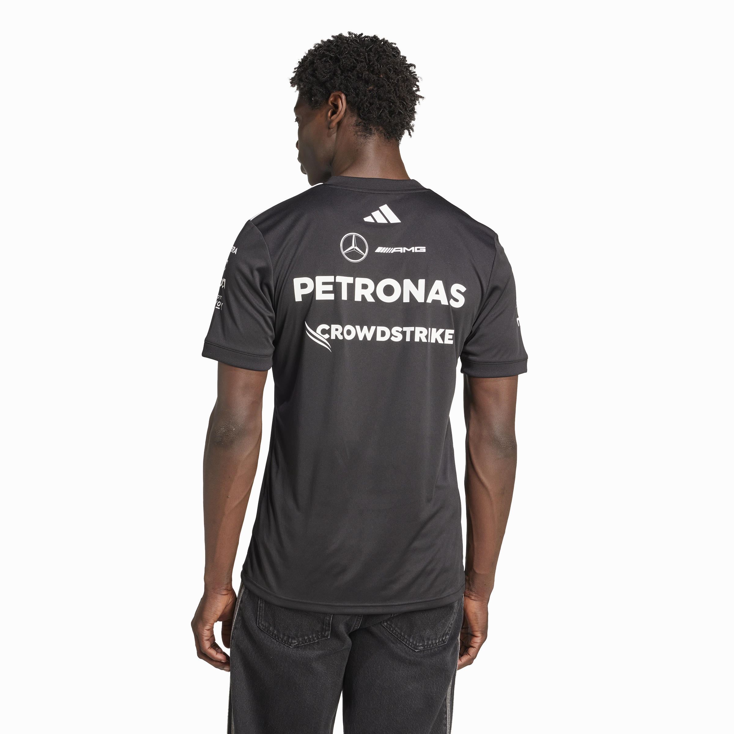   Mercedes AMG Petronas F1 Team Driver Jersey 'Black Reflective Silver'