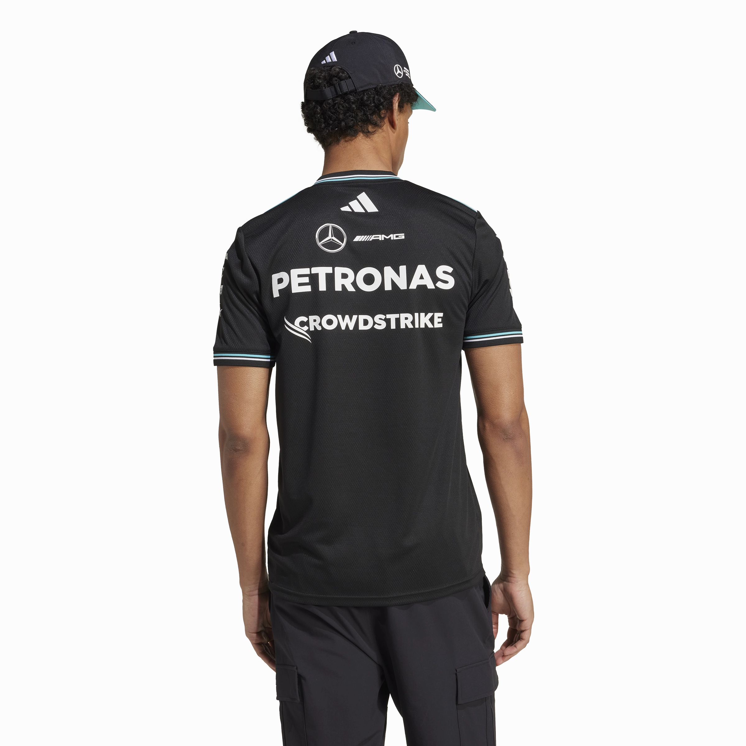   Mercedes AMG Petronas F1 Team Driver Jersey 'Black White'