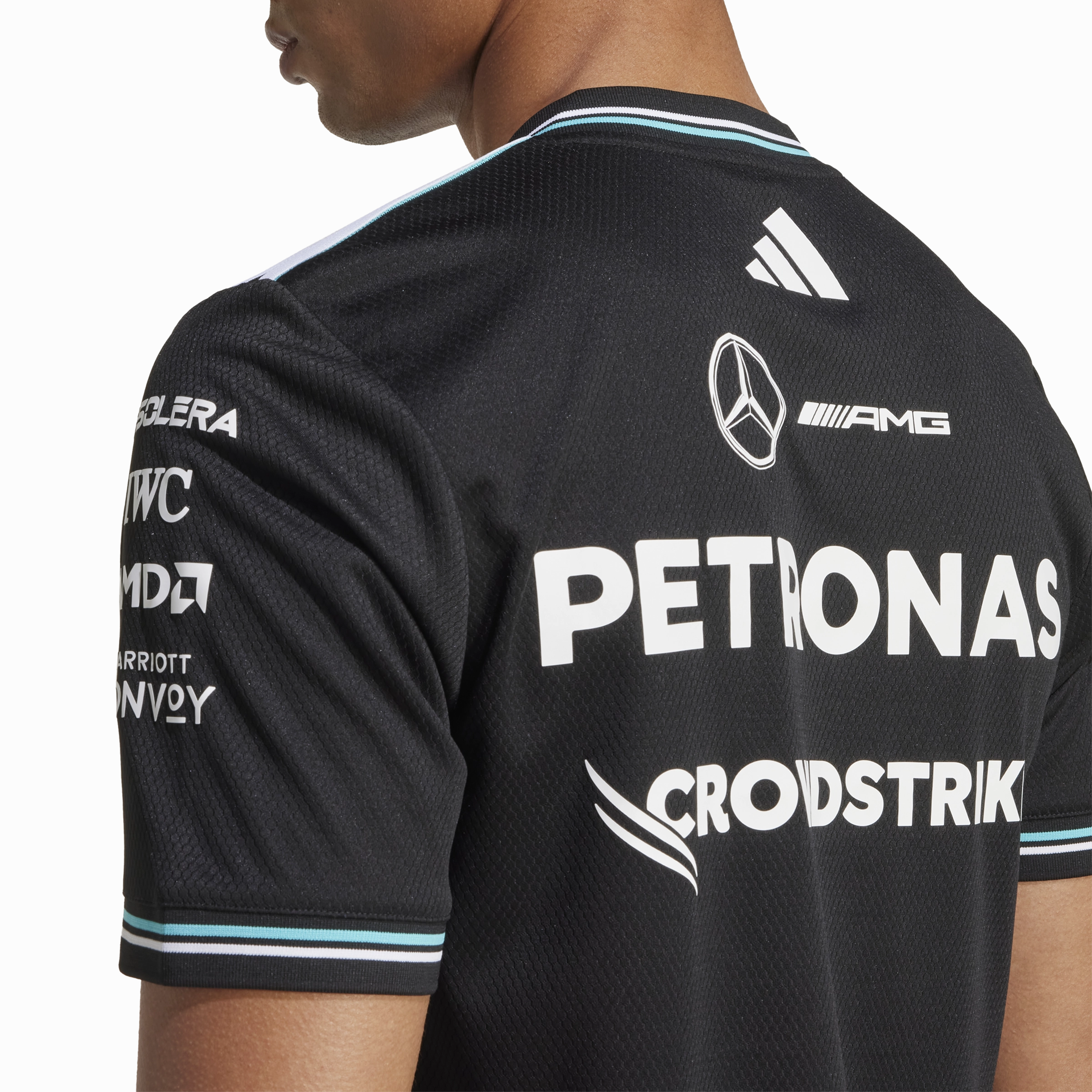   Mercedes AMG Petronas F1 Team Driver Jersey 'Black White'