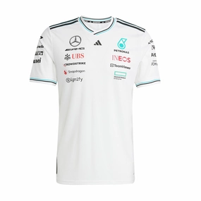   Mercedes AMG Petronas F1 Team Driver Jersey 'White Black'