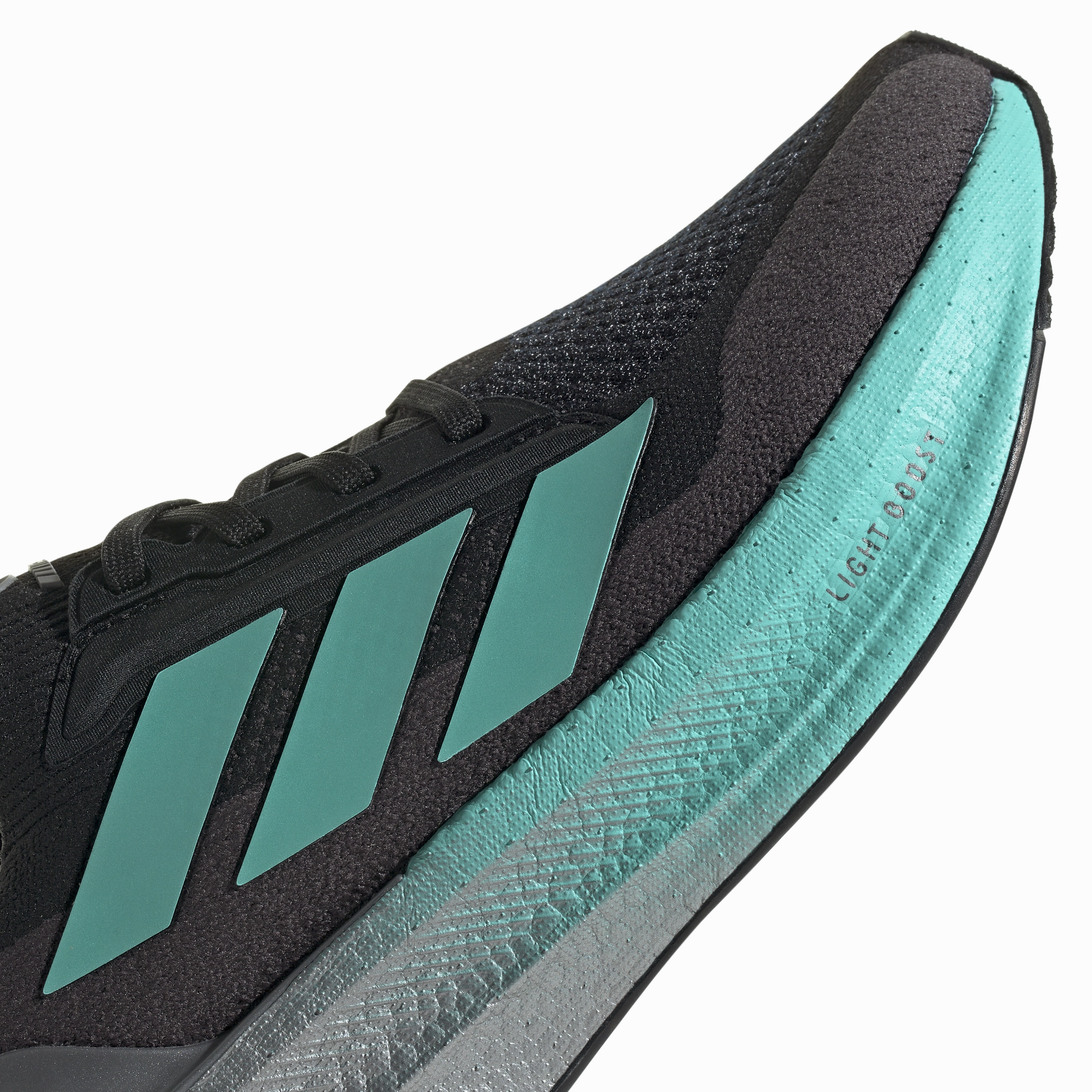   Mercedes AMG Petronas F1 Team Wmns Ultraboost 5X 'Core Black Semi Mint Rush'