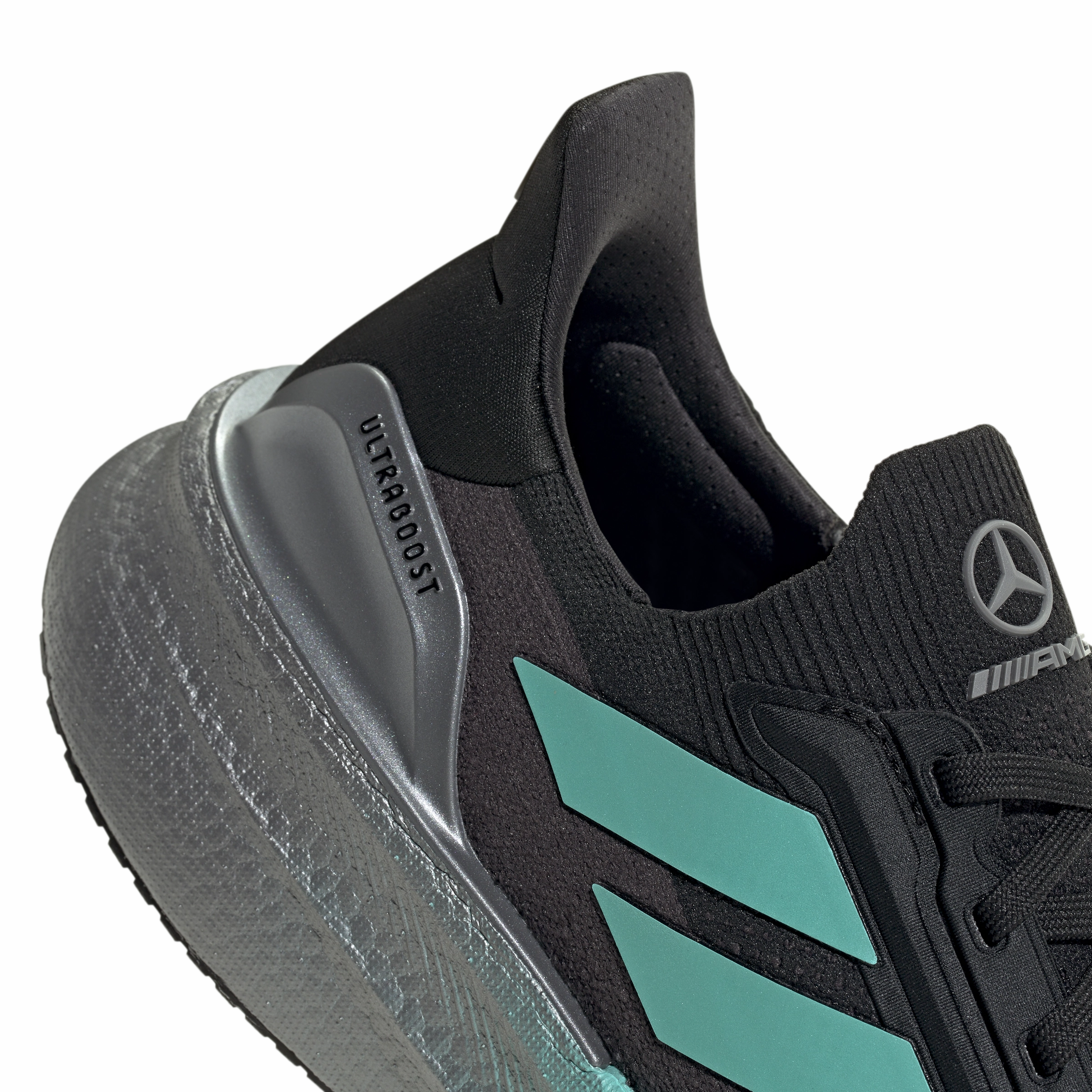   Mercedes AMG Petronas F1 Team Wmns Ultraboost 5X 'Core Black Semi Mint Rush'