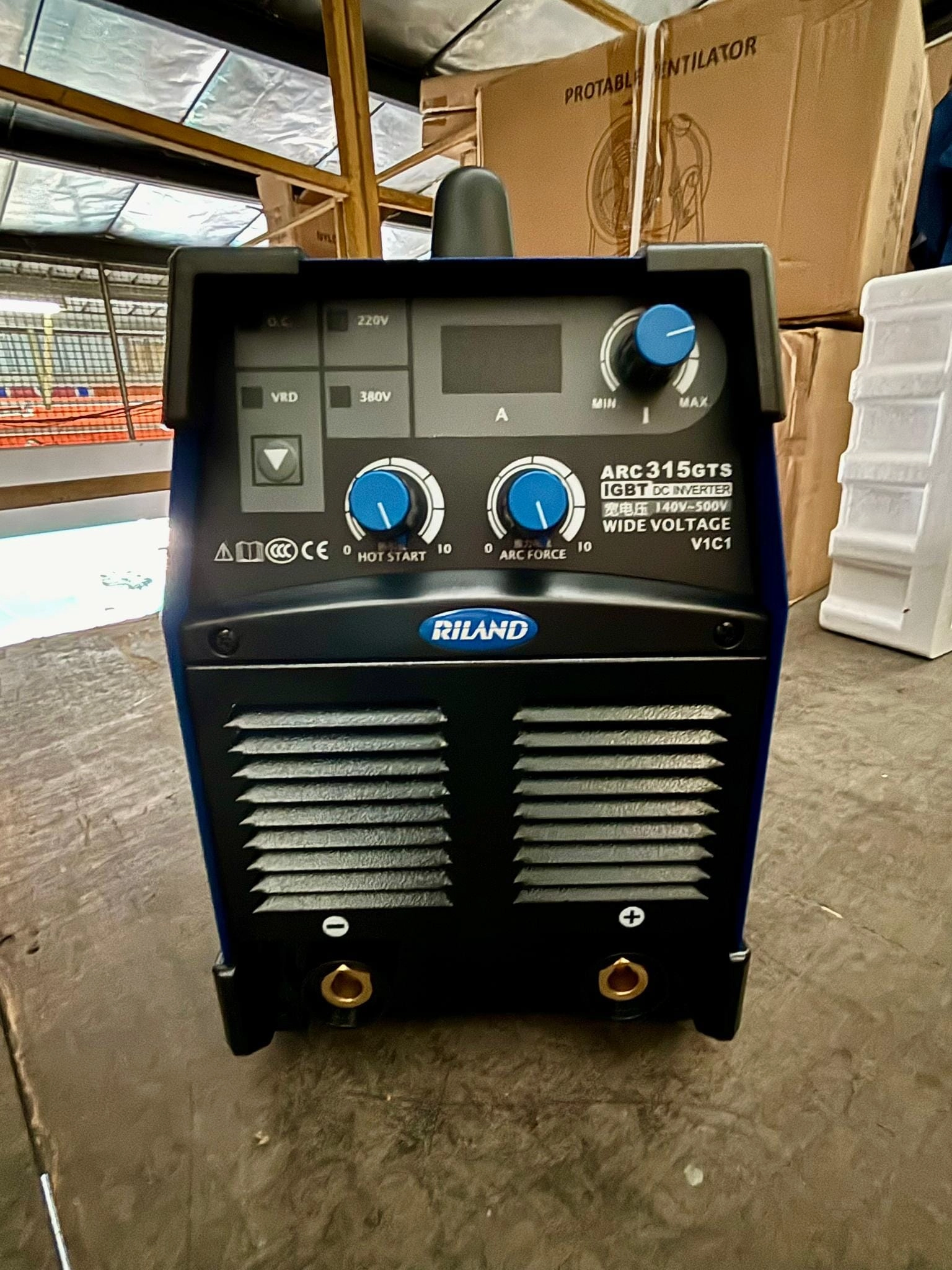 Aiko ARC315GTS (1P/220V,380V) Welder W/3M Welding Cable & 3M Ground Cable | Model : W-ARC315GTS-R