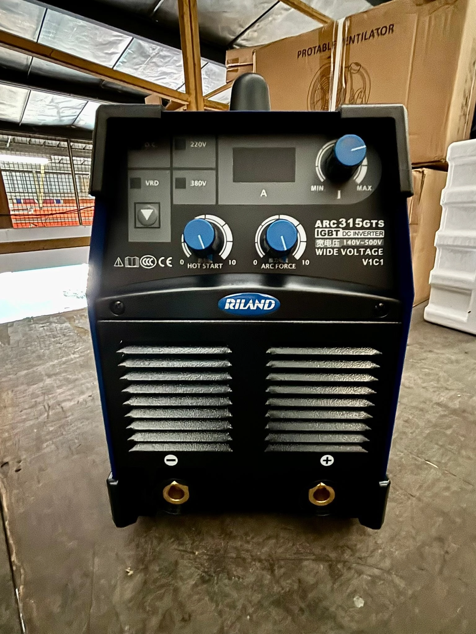 Aiko ARC315GTS (1P/220V,380V) Welder W/3M Welding Cable & 3M Ground Cable | Model : W-ARC315GTS-R