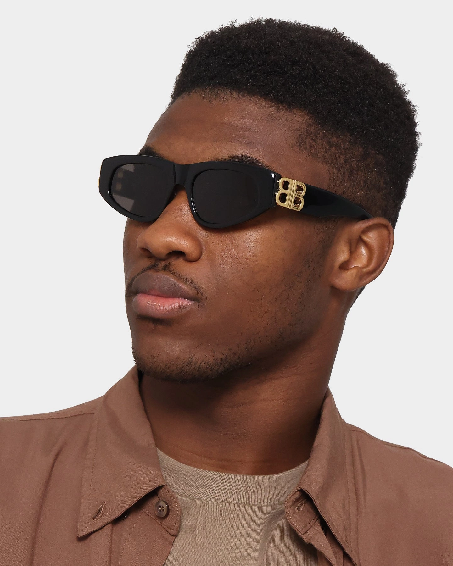 Balenciaga Dynasty D-Frame Sunglasses Black/Gold