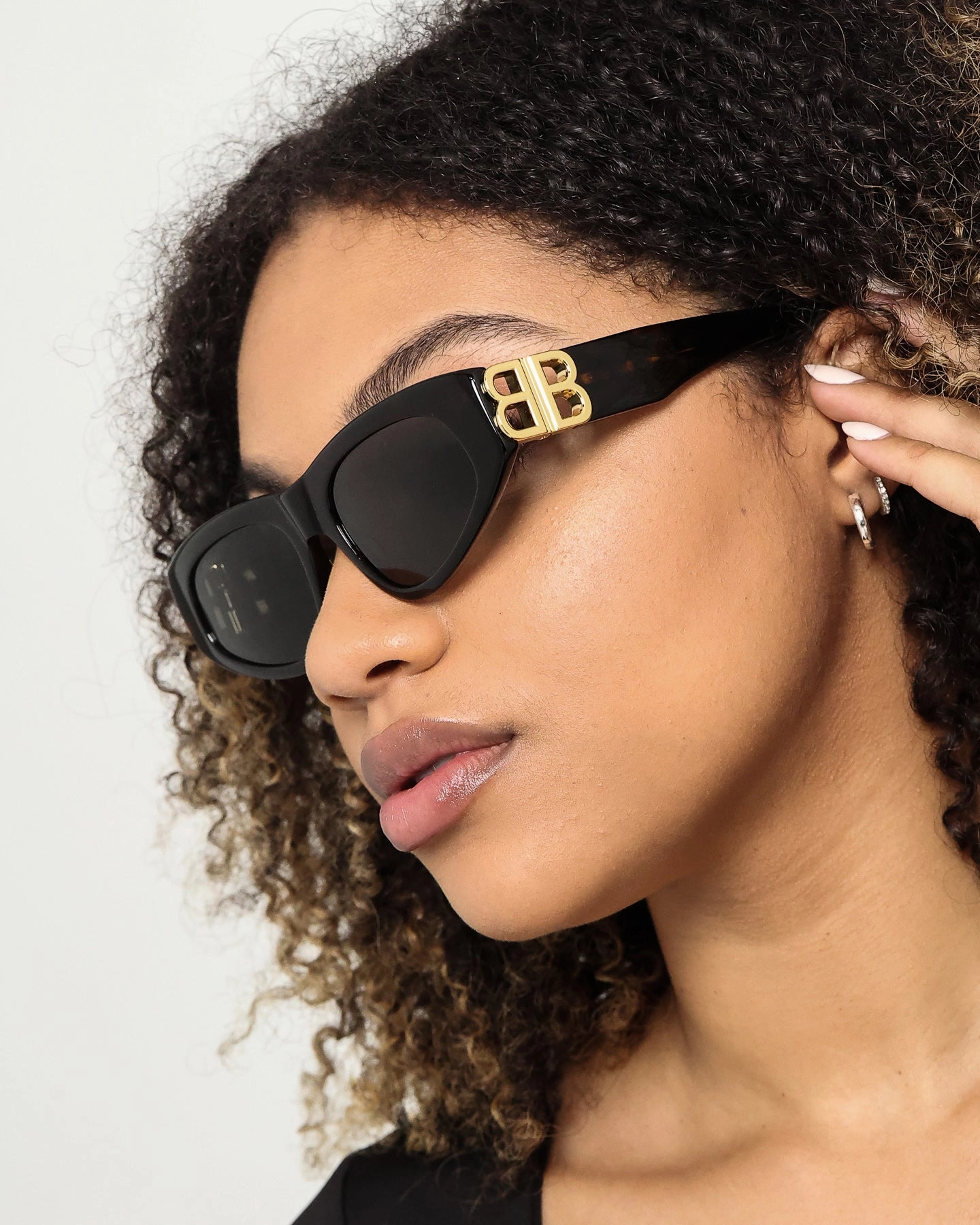 Balenciaga Dynasty D-Frame Sunglasses Tort/Gold