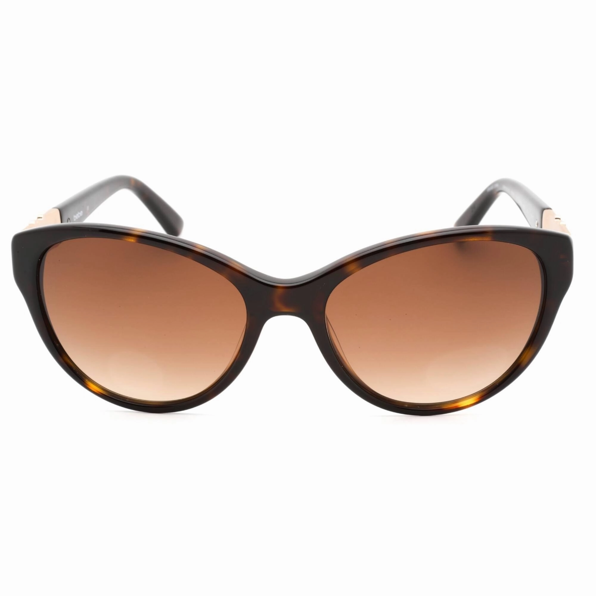 Bebe Women's Sunglasses - Tortoise Full Rim Oval Fixed Nose Pads Frame | BB7187 210