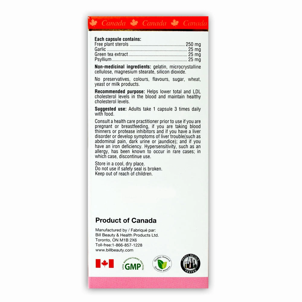 BILL Natural Sources® Cholesterol-Free Formula 120 Capsules