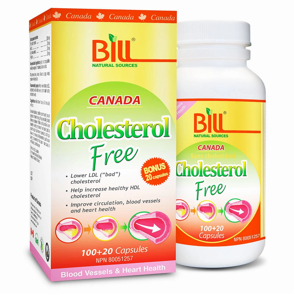 BILL Natural Sources® Cholesterol-Free Formula 120 Capsules