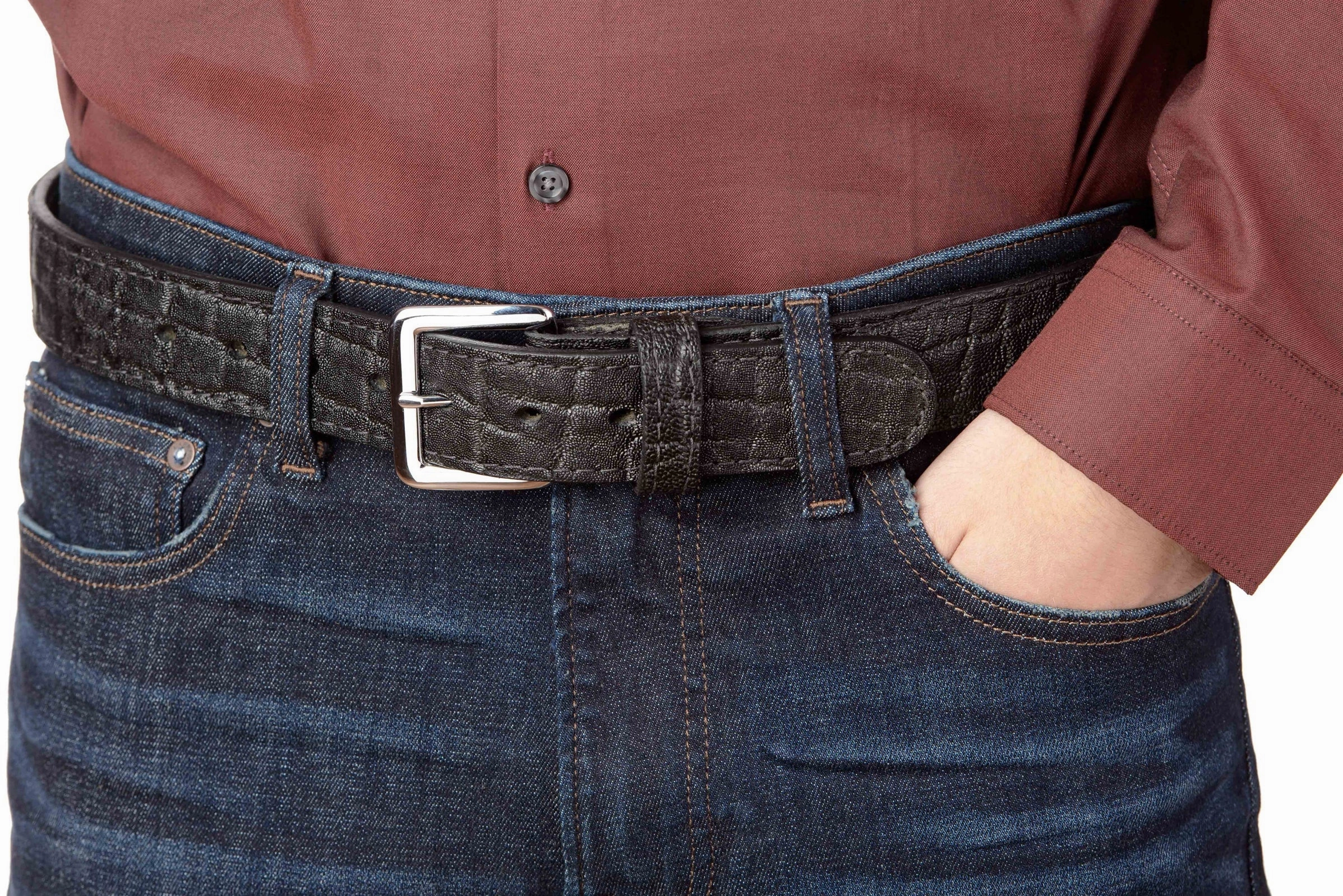 Black Elephant Money Belt With 25" Zipper 1.50" Wide