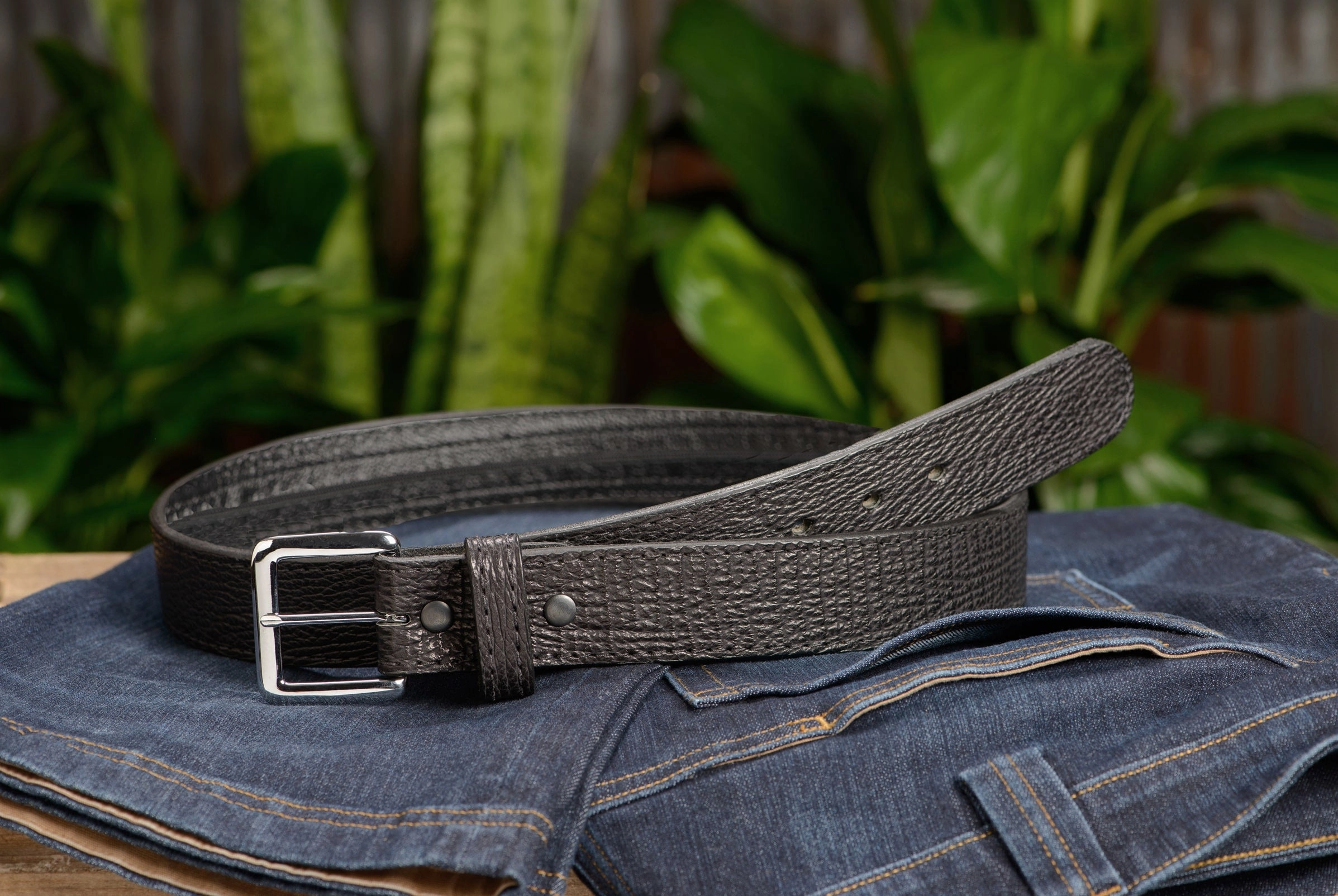 Black Shark Money Belt With 25" Zipper 1.50" Wide