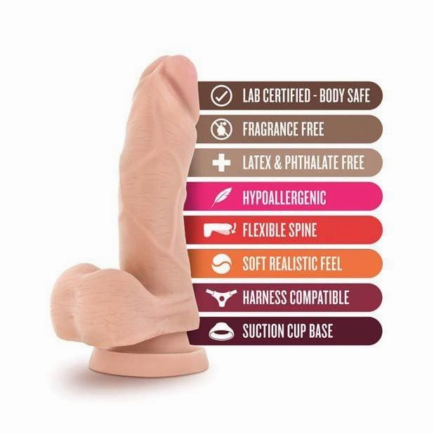 Blush Novelties - X5  Cock w/Flexible Spine 5" (Beige)
