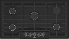 Bosch Black Stainless Steel 800 Series 36-Inch Gas Cooktop - NGM8646UC