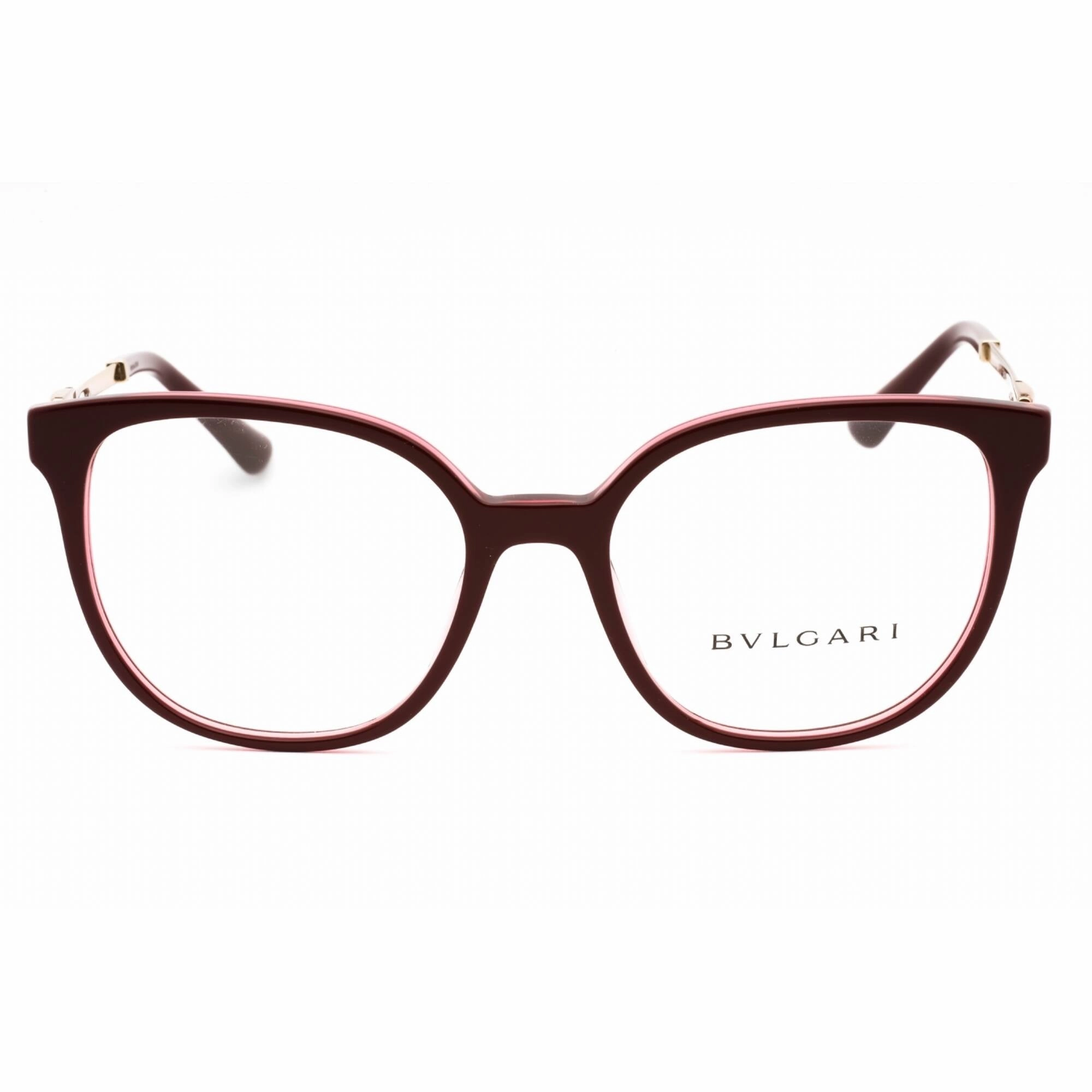 Bvlgari Women's Eyeglasses - Bordeaux Plastic Full Rim Cat Eye Frame | 0BV4212 5469