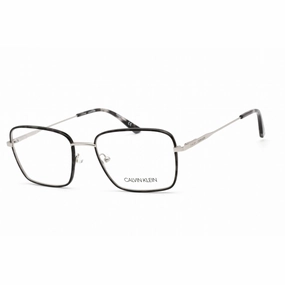 Calvin Klein Men's Eyeglasses - Rectangular Charcoal Tortoise Frame | CK20114 022