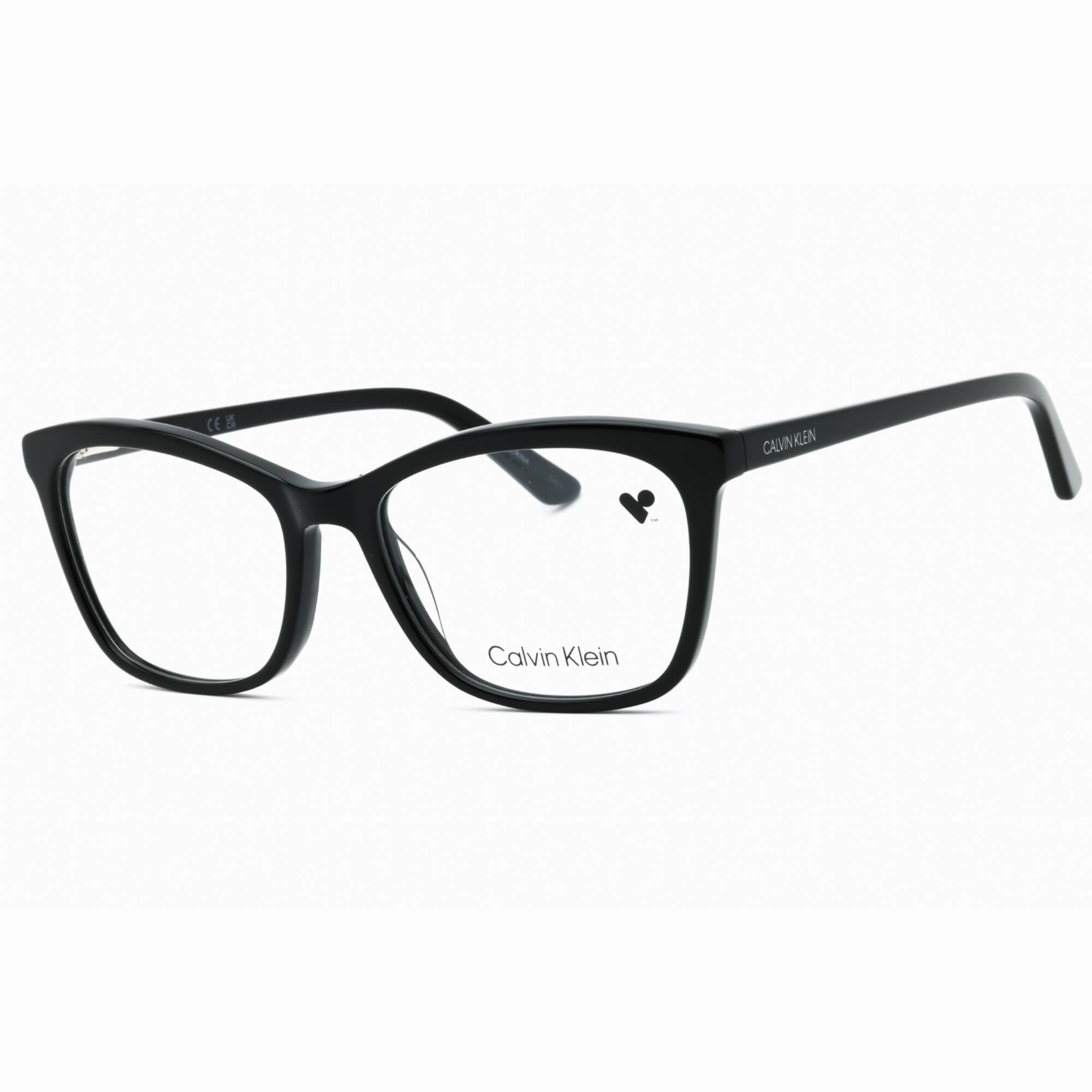 Calvin Klein Women's Eyeglasses - Black Acetate Cat Eye Full Rim Frame | CK19529 001