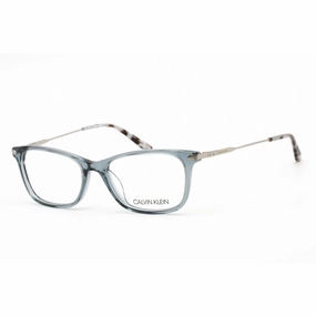 Calvin Klein Women's Eyeglasses - Crystal Slate Blue Plastic Cat Eye | CK18722 419