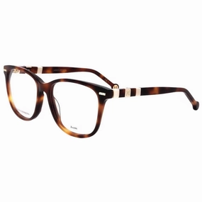Carolina Herrera Women's Eyeglasses - Demo Lens Havana Ivory Frame | CH 0050 0C1H