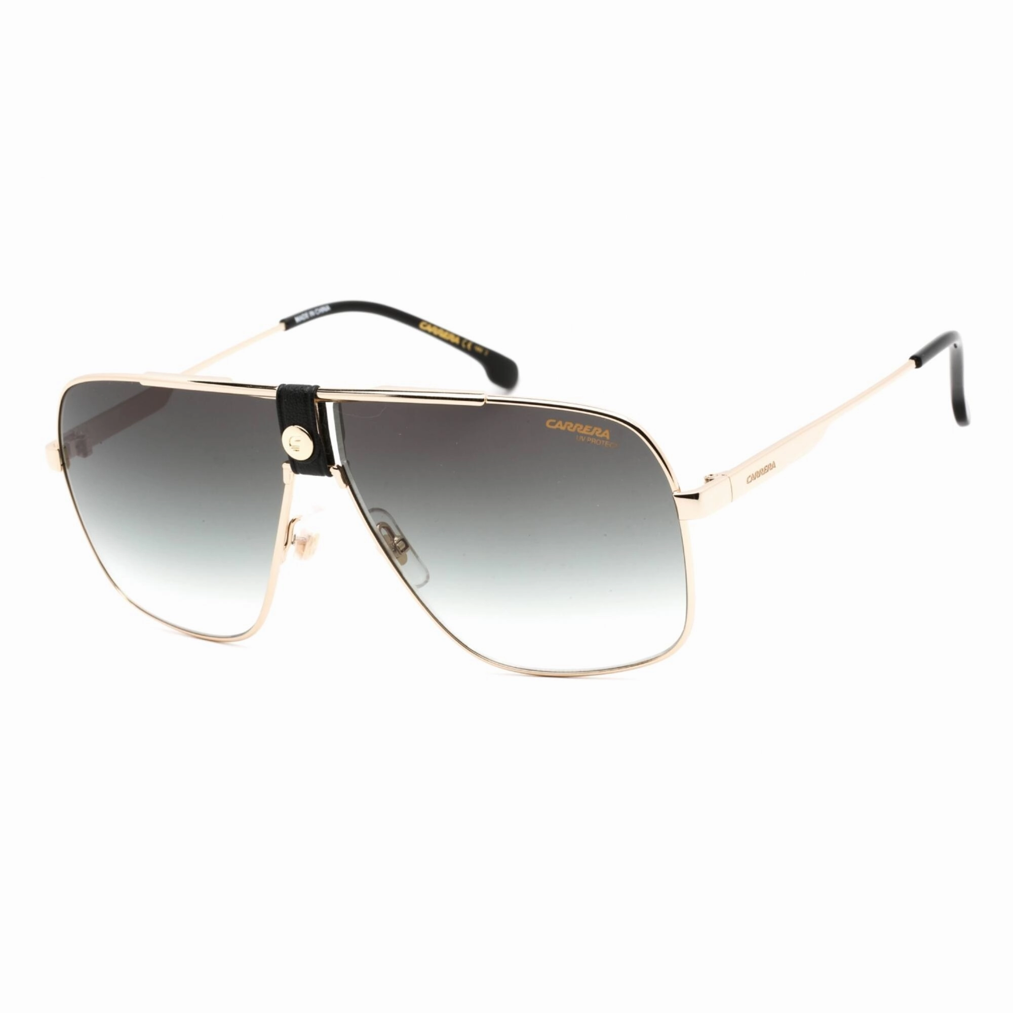Carrera Men's Sunglasses - Black Gold Metal Aviator Full Rim Frame | 1018/S 02M2 9K