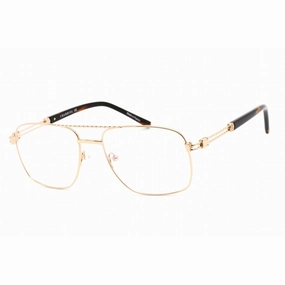 Charriol Men's Eyeglasses - Shiny Gold Titanium Aviator Shape Frame | PC75089 C01