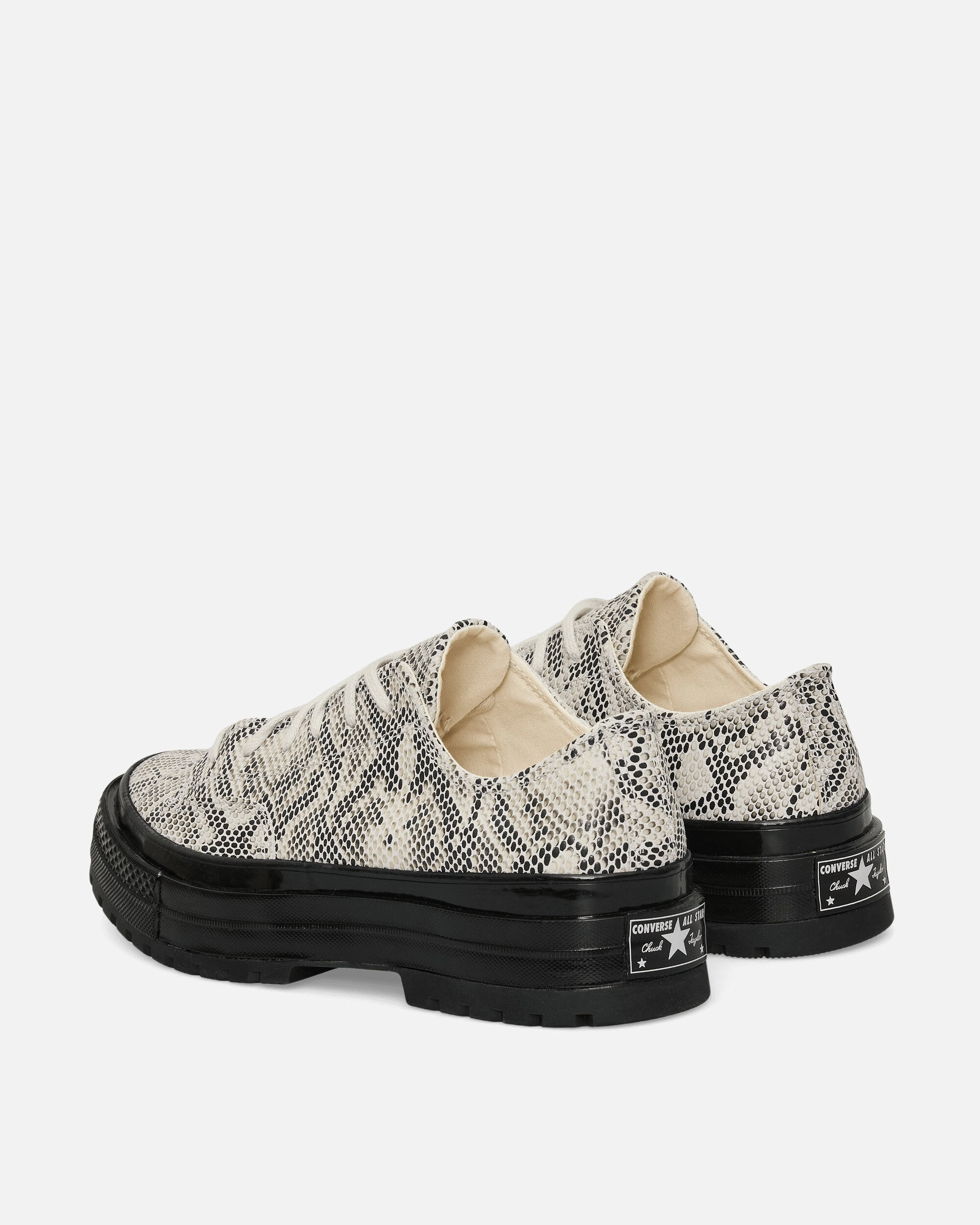 Chuck 70 Formal Suede Snake Print Sneakers Barely Grey