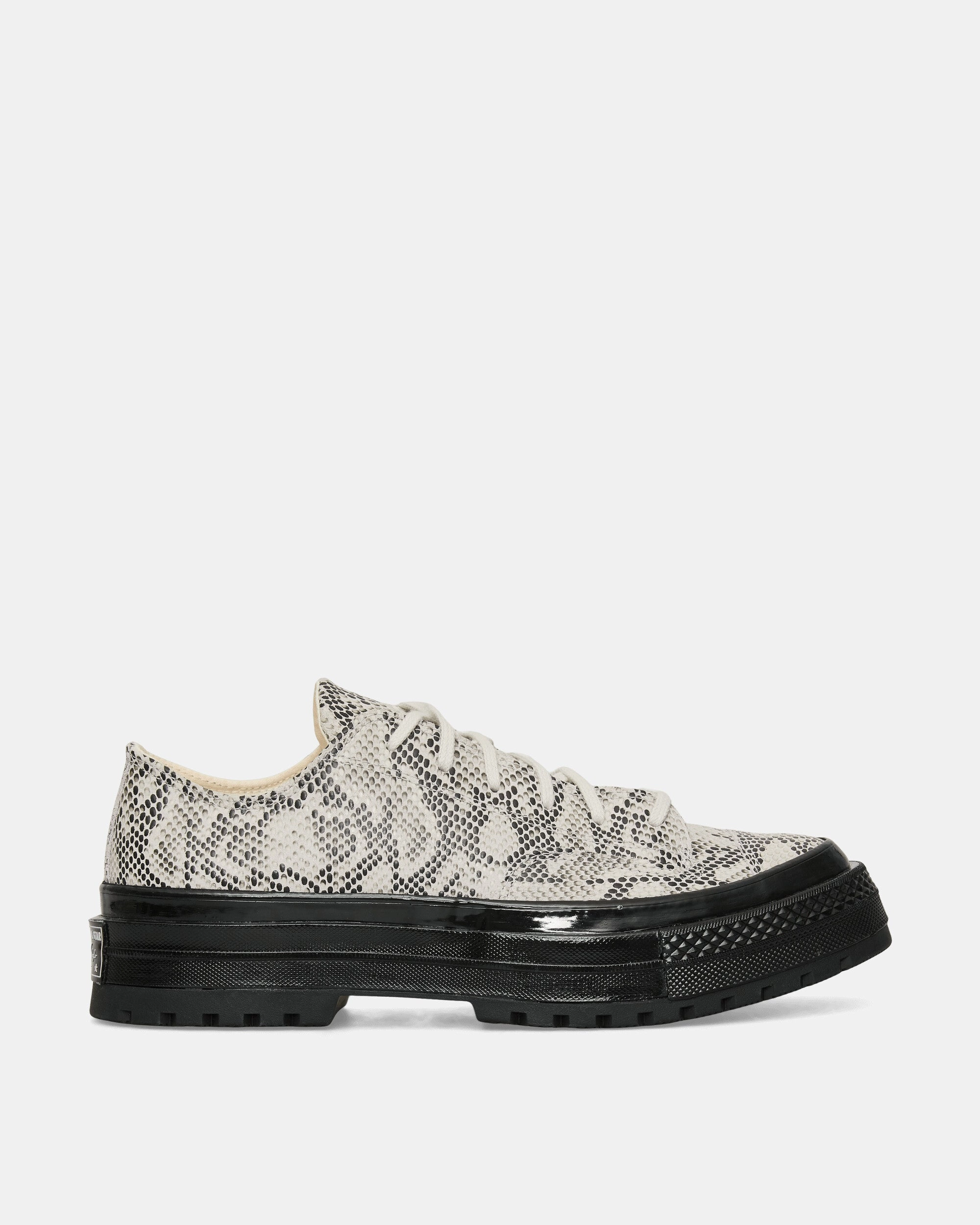 Chuck 70 Formal Suede Snake Print Sneakers Barely Grey