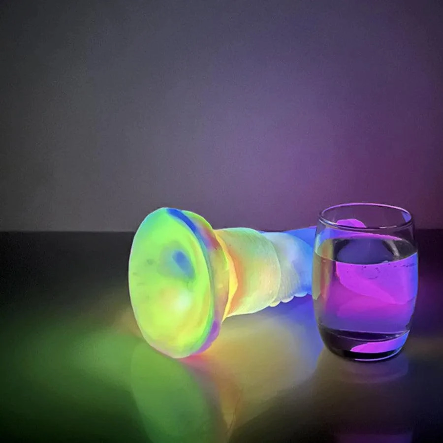 Colorful Silicone Dildo with Strong Suction Cup