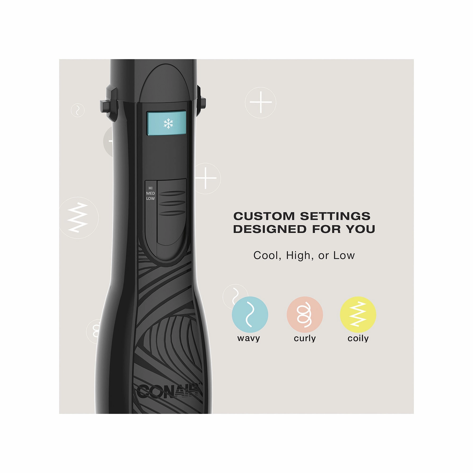 Conair Thermal Ceramic Ionic Hot Air Brush - NO COLOR ONE SIZE