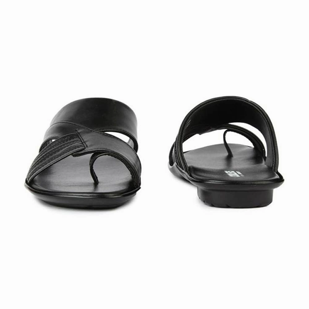 Coolers Black Casual Slipper For Men COOL99-81 By Liberty