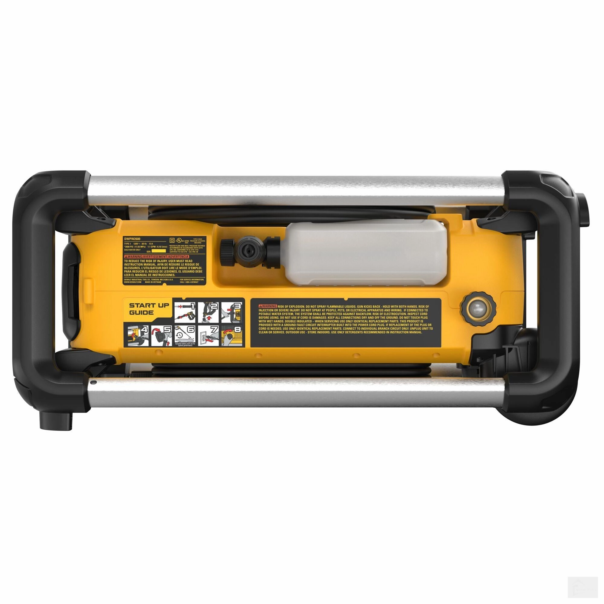 Dewalt 2600 PSI 1.1 GPM Cold Water Electric Pressure Washer (DWPW2600)