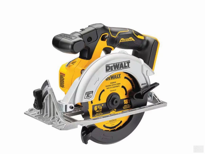 DEWALT DCS565B 20V MAX XR Brushless Circular Saw, 6-1/2-in, Tool Only {DCS565B}