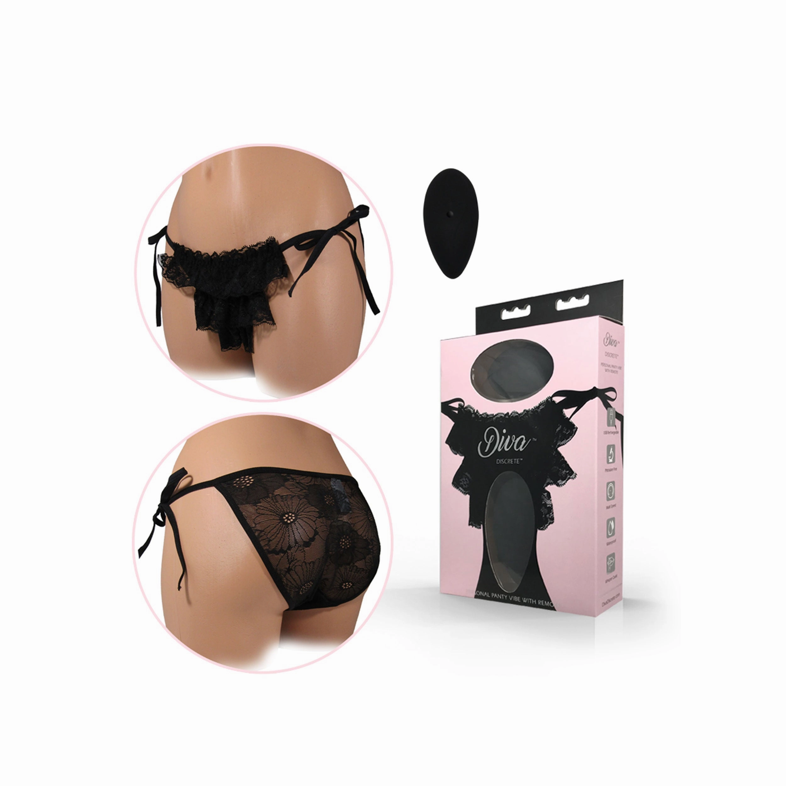 Diva Discrete Panty Vibe w/Remote