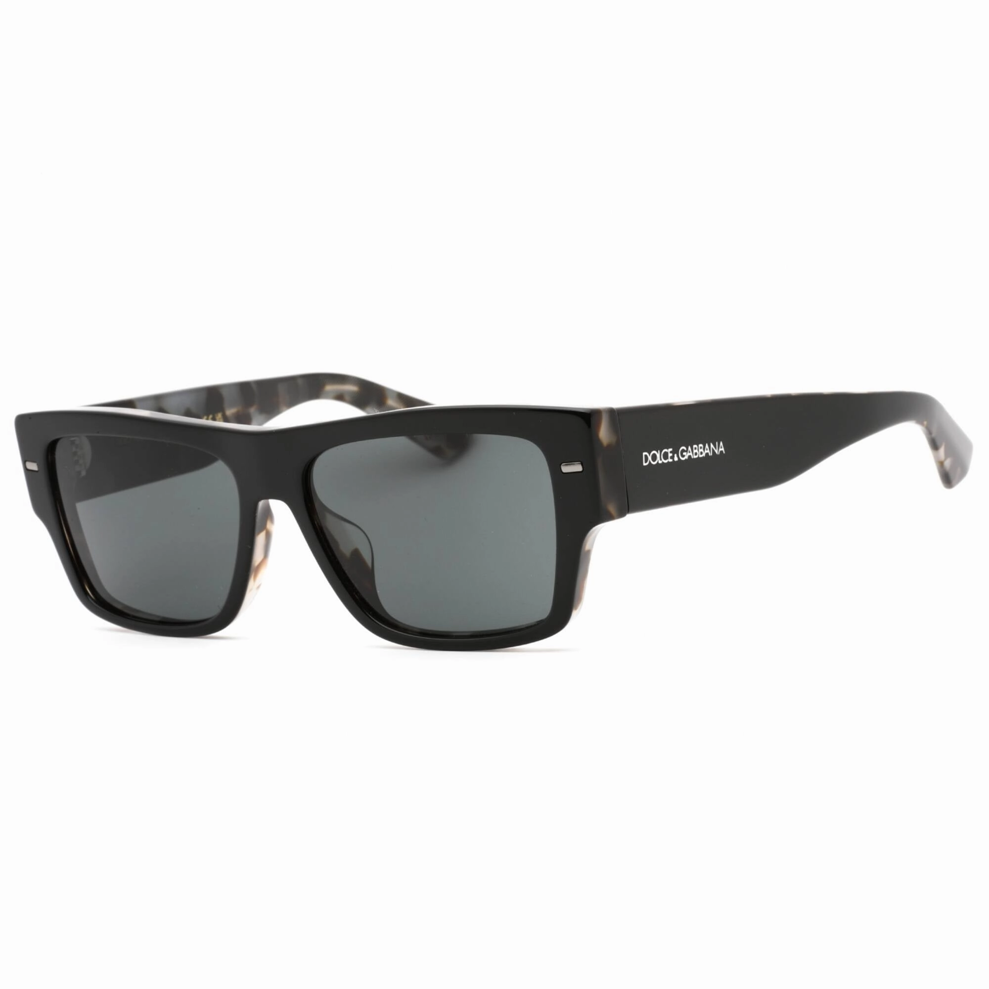Dolce & Gabbana Men's Sunglasses - Black On Grey Tortoise Frame | 0DG4451F 340387