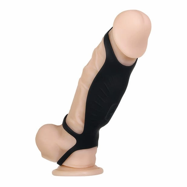 Evolved - Gender X Rocketeer Vibrating Silicone Penis Sheath (Black)