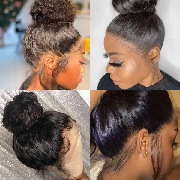 Exclusive Sale | 360 Lace Invisi Drawstring Super Natural Hairline Water Wave Free Part Human Hair Wig Pre-Cut Lace