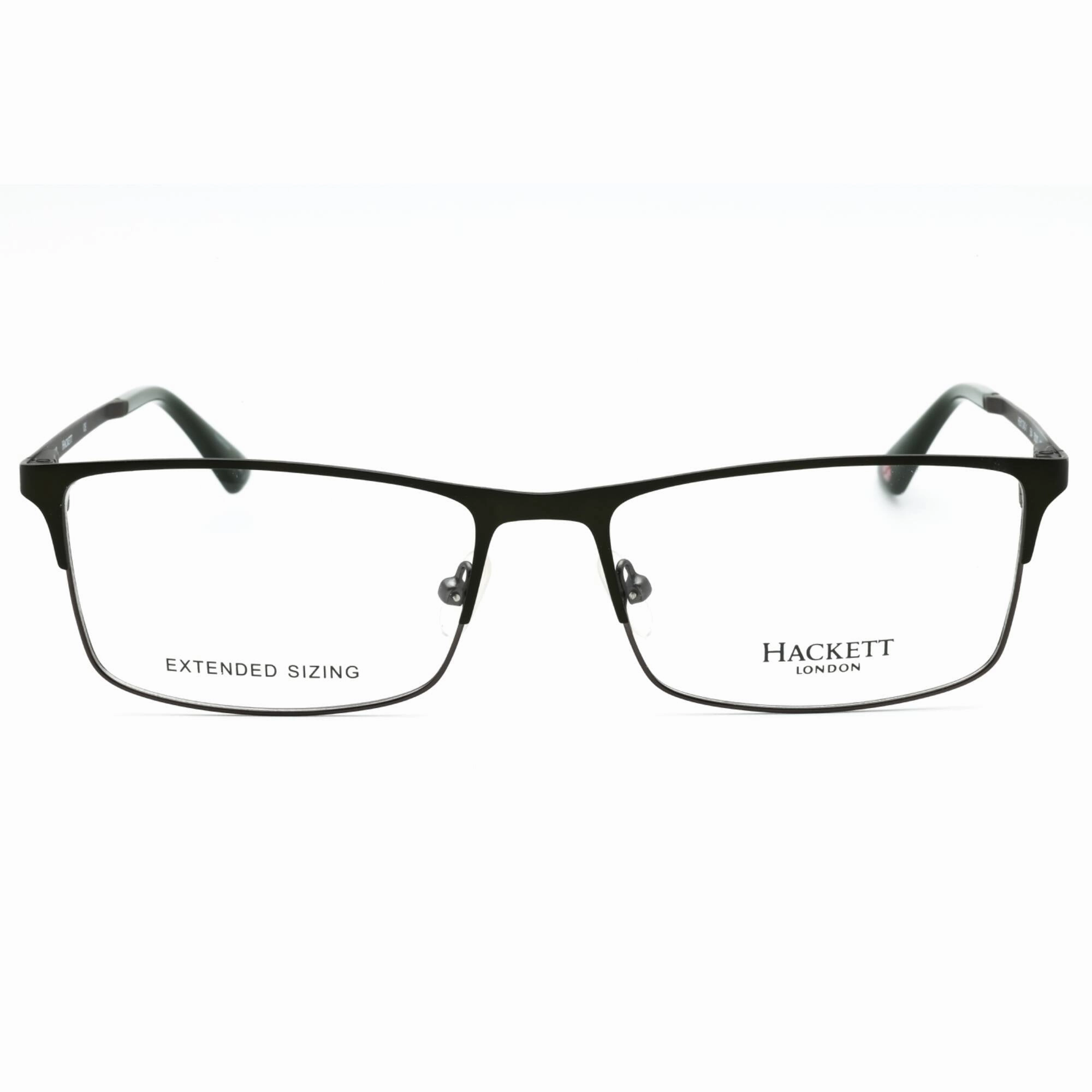Hackett Men's Eyeglasses - Green Metal Full Rim Rectangular Frame | HEK1240-1 564