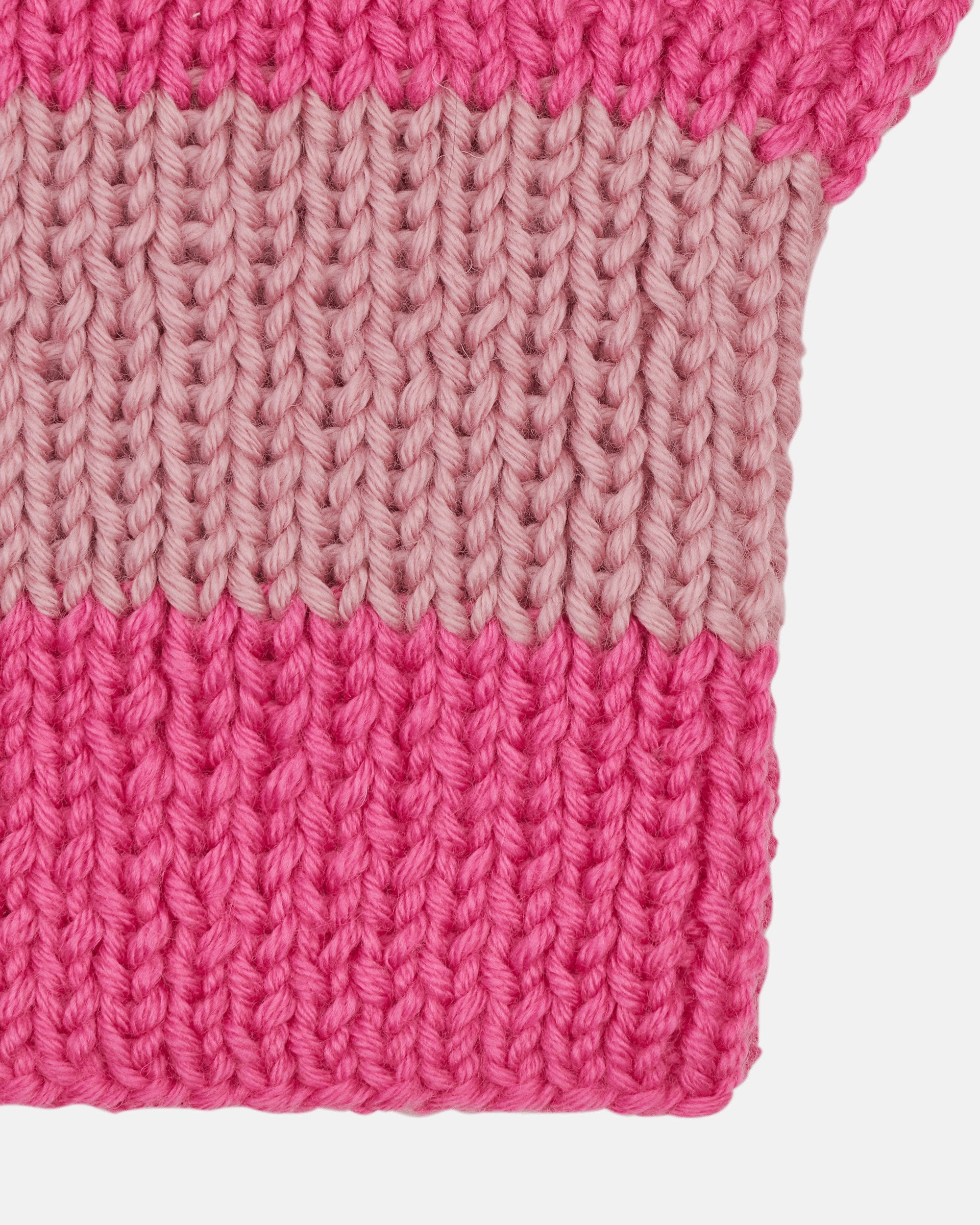 Hand Knit Pig Balaclava Pink