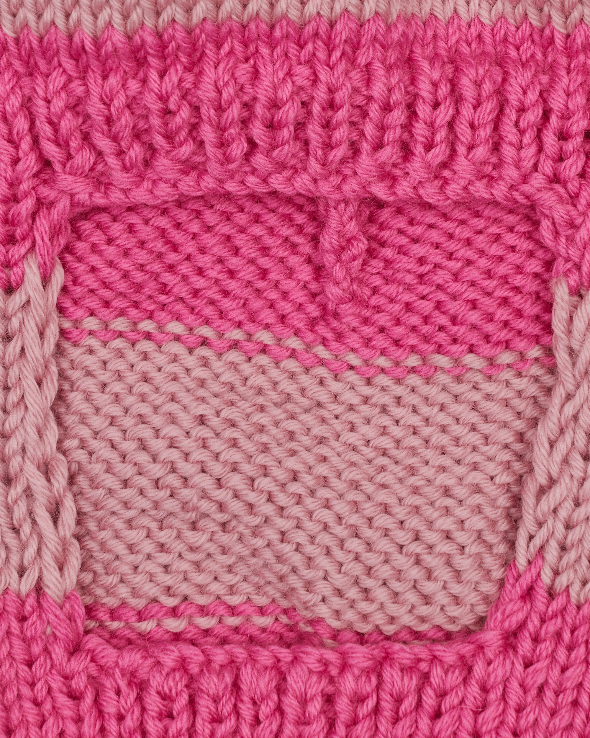 Hand Knit Pig Balaclava Pink