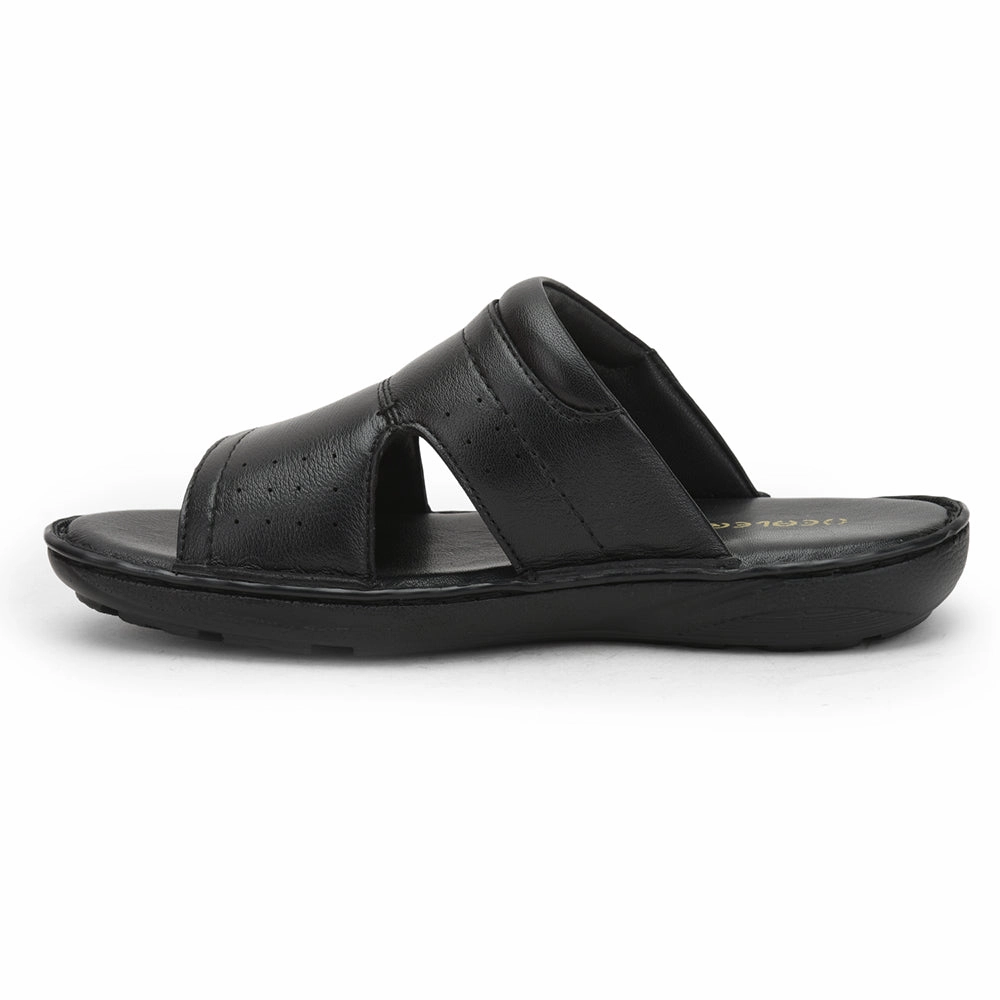 Healers Casual Slippers For Men (Black) ER-53 By Liberty